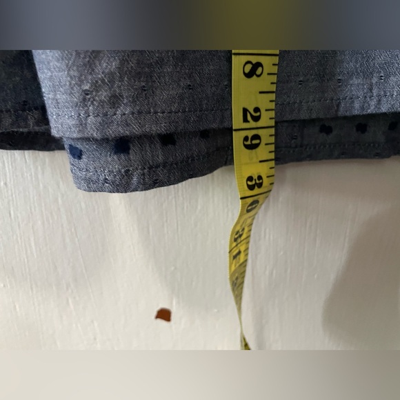 Flag & Anthem Men’s Classic Charcoal Button Up Shirt Long Sleeve Size Medium NWT - Picture 8 of 8